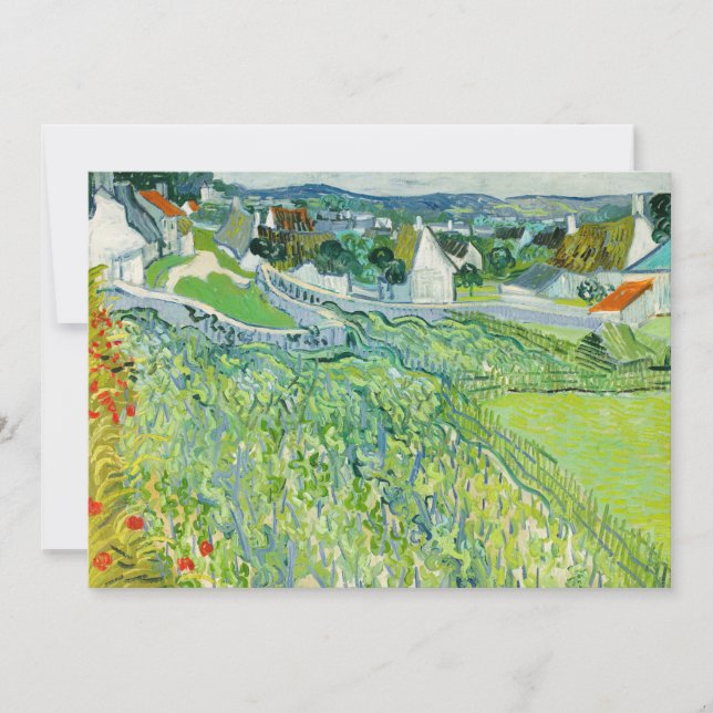 Vincent van Gogh - Vineyards at Auvers Thank You Card (Front)