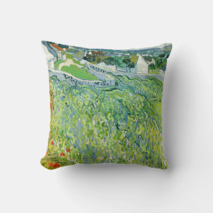 Vincent van Gogh - Vineyards at Auvers Throw Pillow