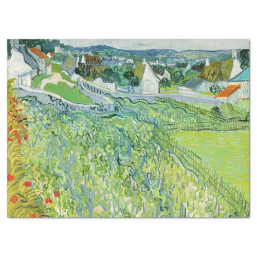 Vincent van Gogh _ Vineyards at Auvers Tissue Paper