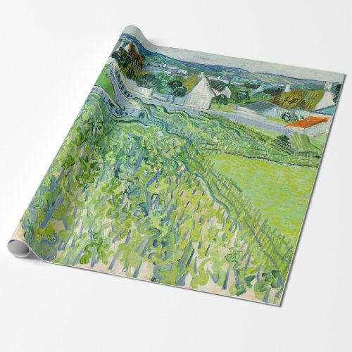 Vincent van Gogh _ Vineyards at Auvers Wrapping Paper