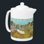 Vincent Van Gogh Vintage Farmhouse in Provence Teapot<br><div class="desc">A charming print of "Farmhouse in Provence" an oil on canvas painting created in 1888 by Vincent van Gogh. Vincent van Gogh (1853 – 1890) was a Dutch Post-Impressionist painter who in just over a decade created approximately 2, 100 paintings including about 860 oil paintings, most of which were created...</div>