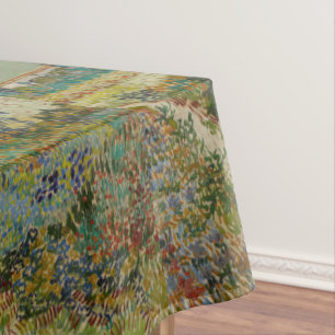 Vincent Van Gogh Vintage Garden at Arles Tablecloth