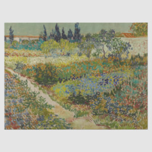 Vincent Van Gogh Vintage Garden at Arles Tissue Paper