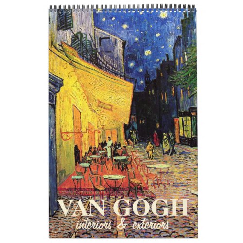 Vincent van Gogh Vintage Post Impressionism Calendar