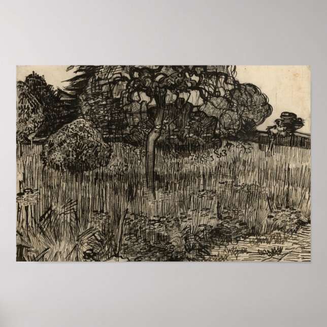 Vincent van Gogh - Weeping Tree Poster (Front)