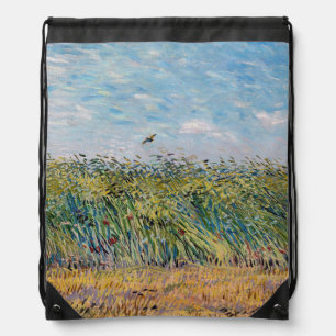Vincent van Gogh - Wheat Field with a Lark Drawstring Bag