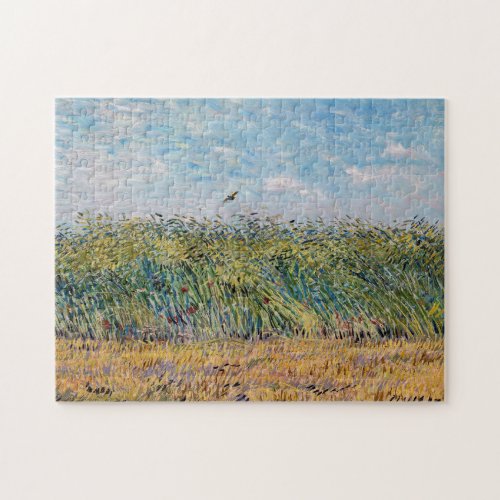 Vincent van Gogh _ Wheat Field with a Lark Jigsaw Puzzle
