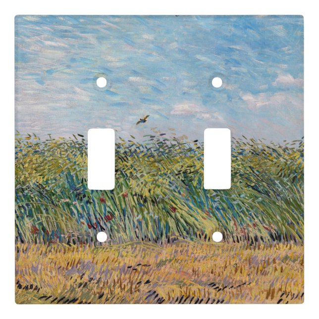 Vincent van Gogh - Wheat Field with a Lark Light Switch Cover (Front)