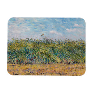 Vincent van Gogh - Wheat Field with a Lark Magnet