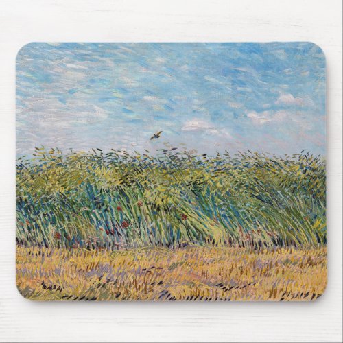 Vincent van Gogh _ Wheat Field with a Lark Mouse Pad