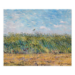 Vincent van Gogh - Wheat Field with a Lark Photo Print