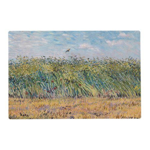 Vincent van Gogh _ Wheat Field with a Lark Placemat