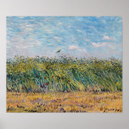 Vincent van Gogh - Wheat Field with a Lark Poster