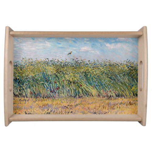 Vincent van Gogh _ Wheat Field with a Lark Serving Tray