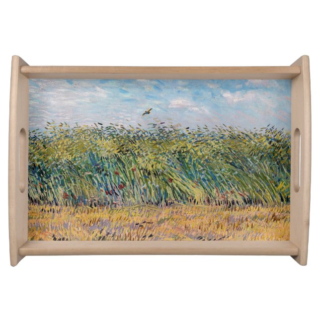 Vincent van Gogh - Wheat Field with a Lark Serving Tray (Front)