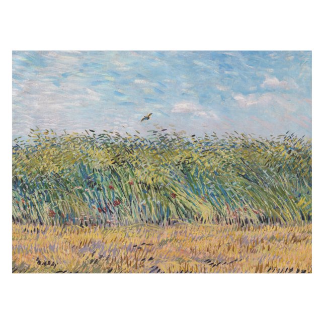 Vincent van Gogh - Wheat Field with a Lark Tablecloth (Front (Horizontal))