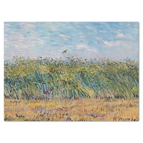 Vincent van Gogh _ Wheat Field with a Lark Tissue Paper