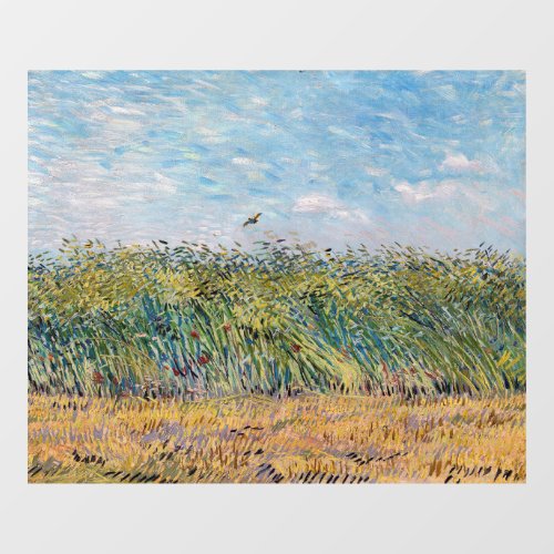 Vincent van Gogh _ Wheat Field with a Lark Window Cling