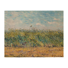 Vincent van Gogh - Wheat Field with a Lark Wood Wall Art