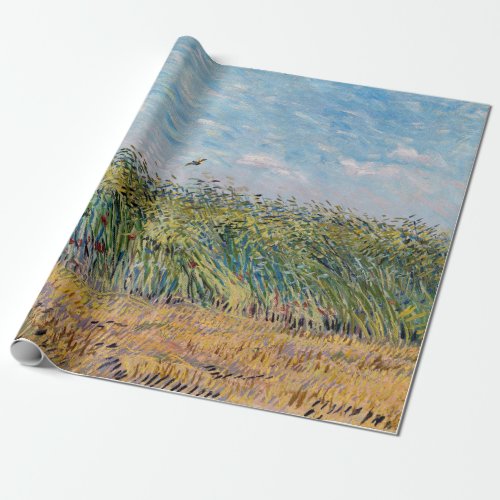 Vincent van Gogh _ Wheat Field with a Lark Wrapping Paper