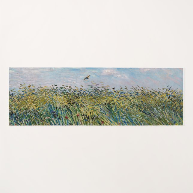 Vincent van Gogh - Wheat Field with a Lark Yoga Mat (Front (Horizontal))