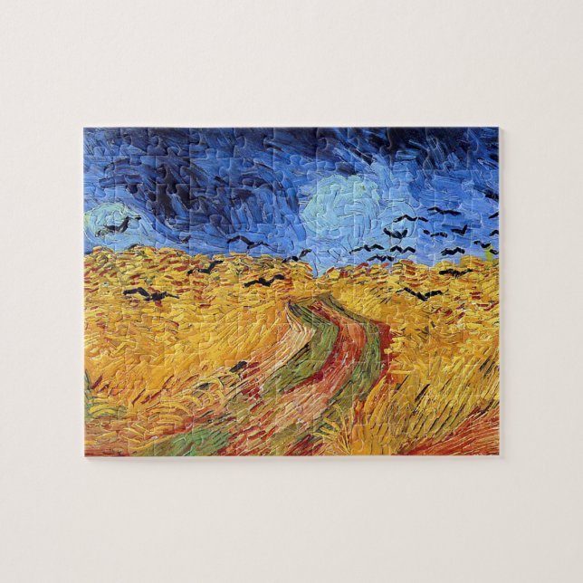 Vincent Van Gogh - Wheat Field with Black Crows Jigsaw Puzzle (Horizontal)