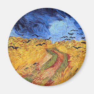 Vincent Van Gogh - Wheat Field with Black Crows Magnet