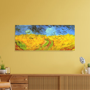 Vincent van Gogh Wheat Field with Crows Canvas Print