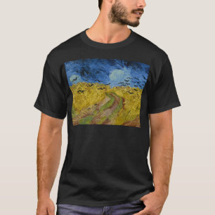 Vincent Van Gogh - Wheat Field with Crows Painting T-Shirt