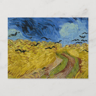 Vincent Van Gogh Wheat field with Crows Postcard