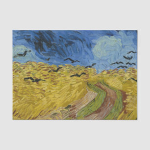 Vincent Van Gogh Wheat field with Crows Tissue Paper