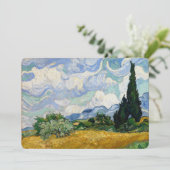 Vincent Van Gogh Wheat Field With Cypresses (Standing Front)