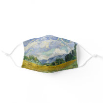 Vincent Van Gogh Wheat Field With Cypresses Adult Cloth Face Mask