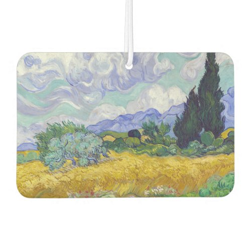 Vincent Van Gogh _ Wheat Field with Cypresses Air Freshener