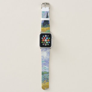 Vincent Van Gogh - Wheat Field with Cypresses Apple Watch Band