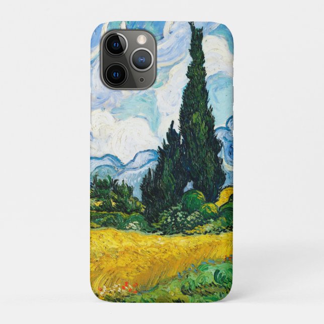 Vincent Van Gogh Wheat Field with Cypresses Case-Mate iPhone Case (Back)