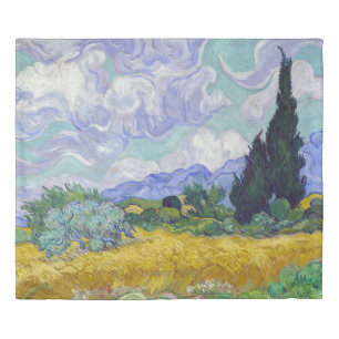 Vincent Van Gogh - Wheat Field with Cypresses Duvet Cover