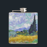 Vincent Van Gogh - Wheat Field with Cypresses Flask<br><div class="desc">Wheat Field with Cypresses / Champ de ble avec cypres - Vincent Van Gogh,  September 1889</div>
