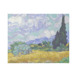 Vincent Van Gogh - Wheat Field with Cypresses Gallery Wrap
