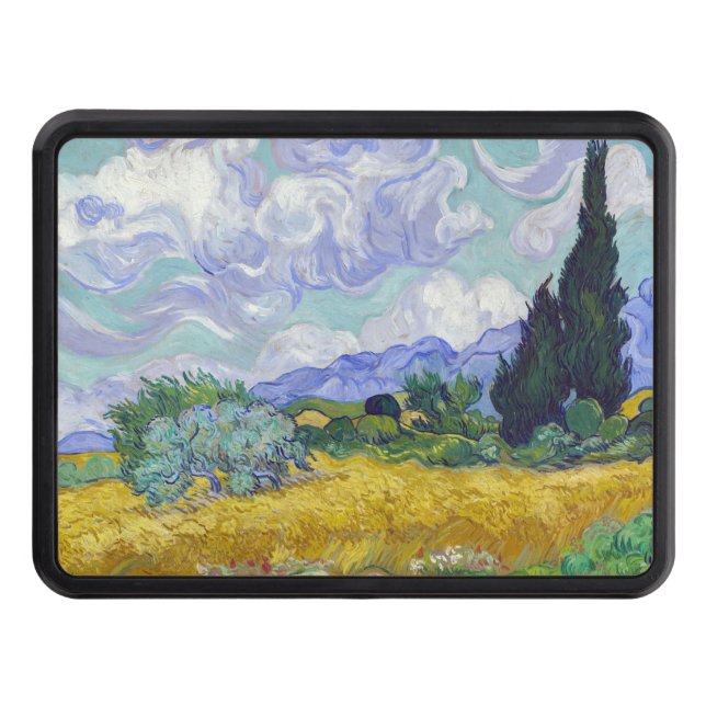 Vincent Van Gogh - Wheat Field with Cypresses Hitch Cover (Front)