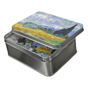 Vincent Van Gogh - Wheat Field with Cypresses Jigsaw Puzzle