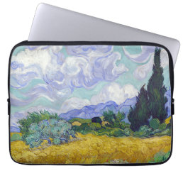Vincent Van Gogh - Wheat Field with Cypresses Laptop Sleeve