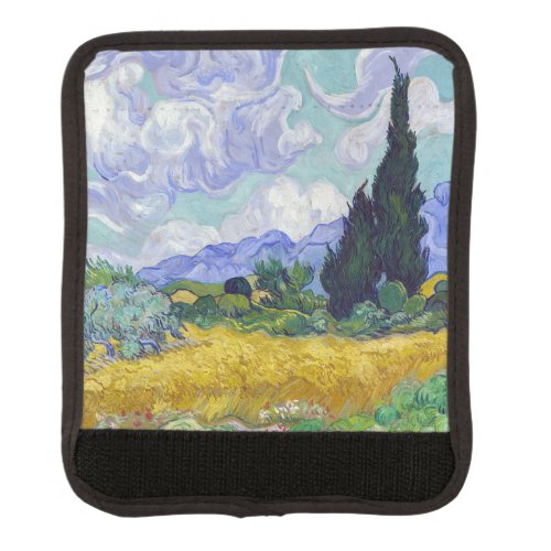 Vincent Van Gogh _ Wheat Field with Cypresses Luggage Handle Wrap