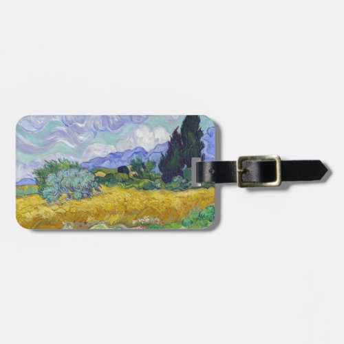 Vincent Van Gogh _ Wheat Field with Cypresses Luggage Tag