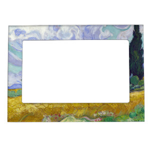 Vincent Van Gogh - Wheat Field with Cypresses Magnetic Frame