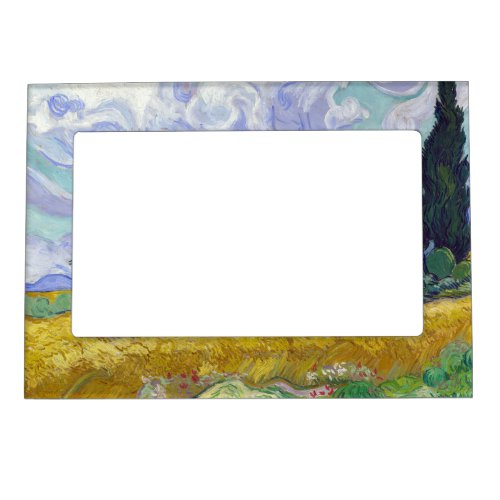 Vincent Van Gogh _ Wheat Field with Cypresses Magnetic Frame