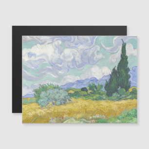 Vincent Van Gogh, Wheat Field with Cypresses Magnetic Invitation