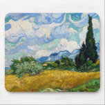 Vincent Van Gogh - Wheat Field with Cypresses Mouse Pad<br><div class="desc">Wheat Field with Cypresses / Champ de ble avec cypres - Vincent Van Gogh,  July 1889</div>