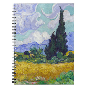 Vincent Van Gogh - Wheat Field with Cypresses Notebook
