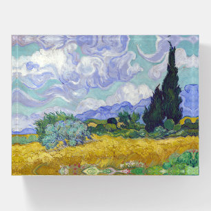 Vincent Van Gogh - Wheat Field with Cypresses Paperweight